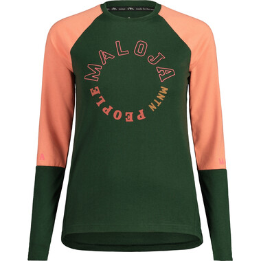 MALOJA DIAMONDM Women's Long-Sleeved Jersey Green 2023 0